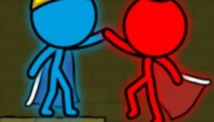 Red and Blue Stickman